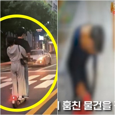 [픽!영상] 도로 한복판 킥보드 역주행 커플...무인점포 털다 갇혀버린 절도범