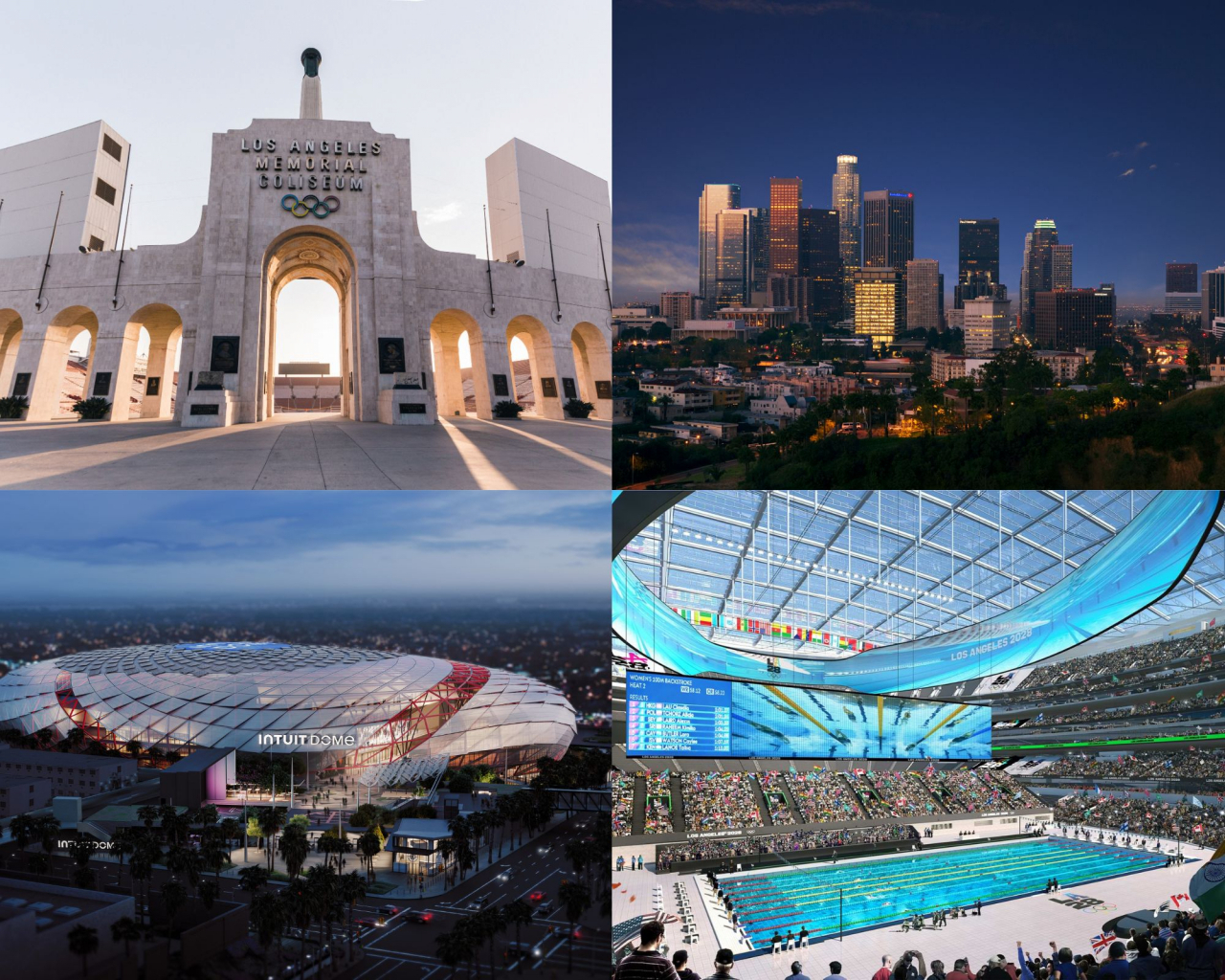 LA, 파리 올림픽 끝나자 마자 차기 올림픽 준비. 2028 올림픽을 준비하는 LA표정과 인튜이트돔
