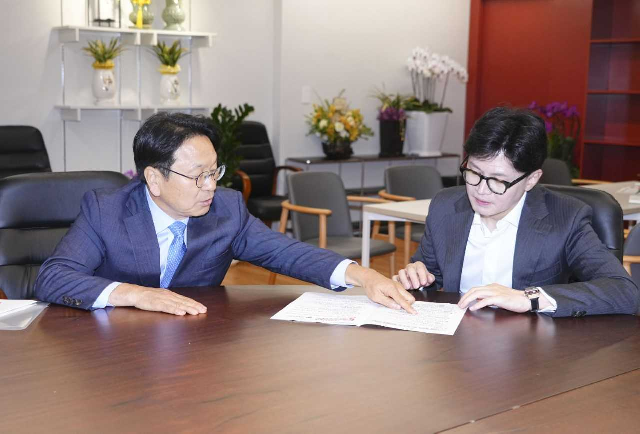 강기정 시장, 한동훈 국민의힘 대표 면담