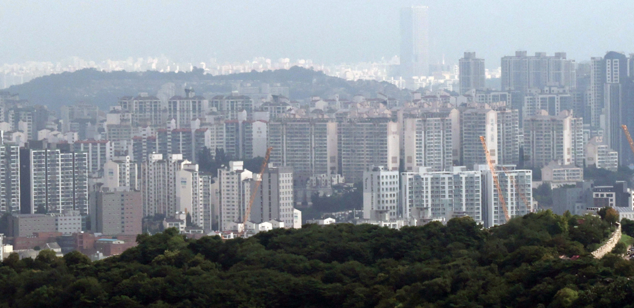 서울 시내 아파트 모습. [연합]