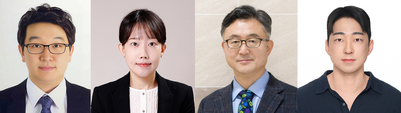 강홍규(왼쪽부터) 책임연구원, 장수영 연구교수, 이광희 교수, 조일욱 박사.[GIST 제공]