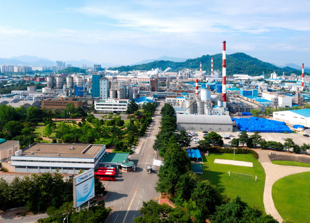 휴비스 전주공장 전경. [휴비스 제공]
