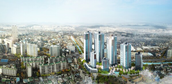 광주 농성지역주택조합 조감도
