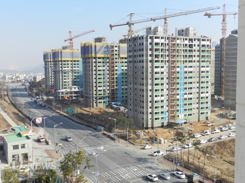 여수 부영아파트 건설 현장 자료사진. [헤럴드DB]