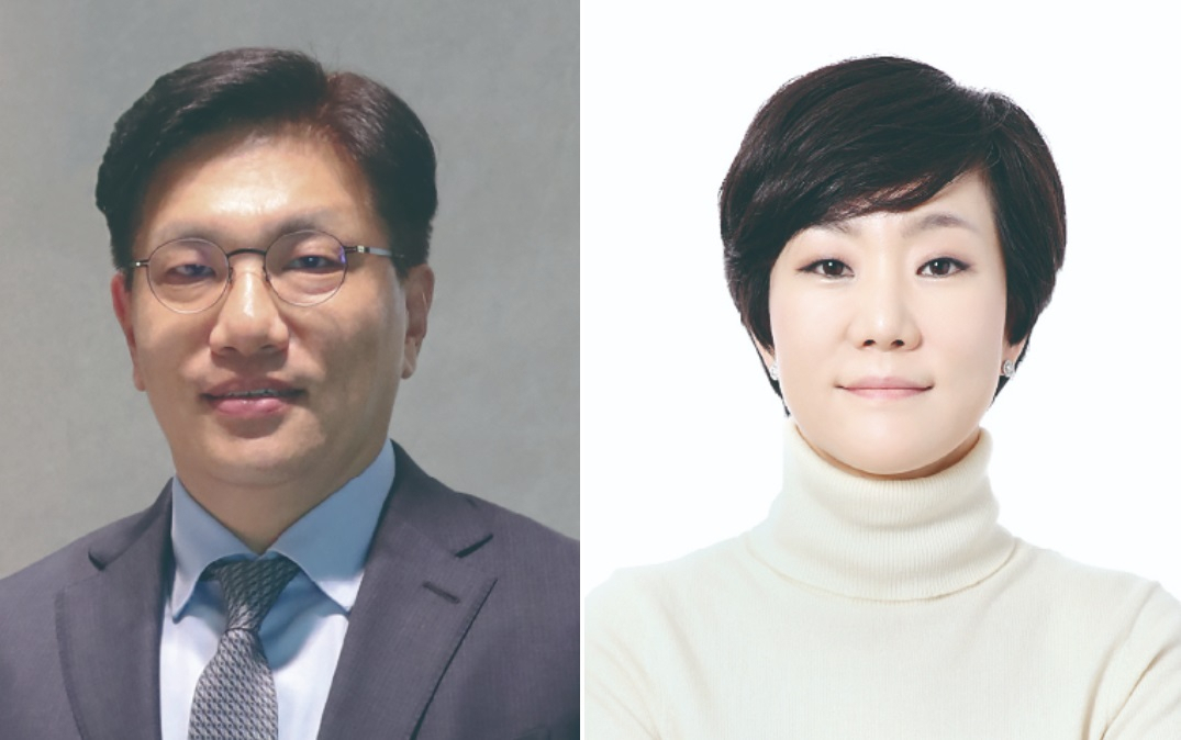삼진제약 조규석 사장(왼쪽)과 최지현 사장[삼진제약 제공]