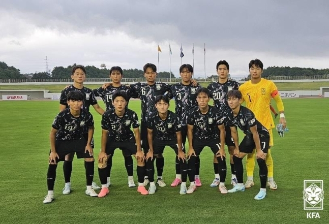 남자 18세 이하(U-18) 축구대표팀. [연합]