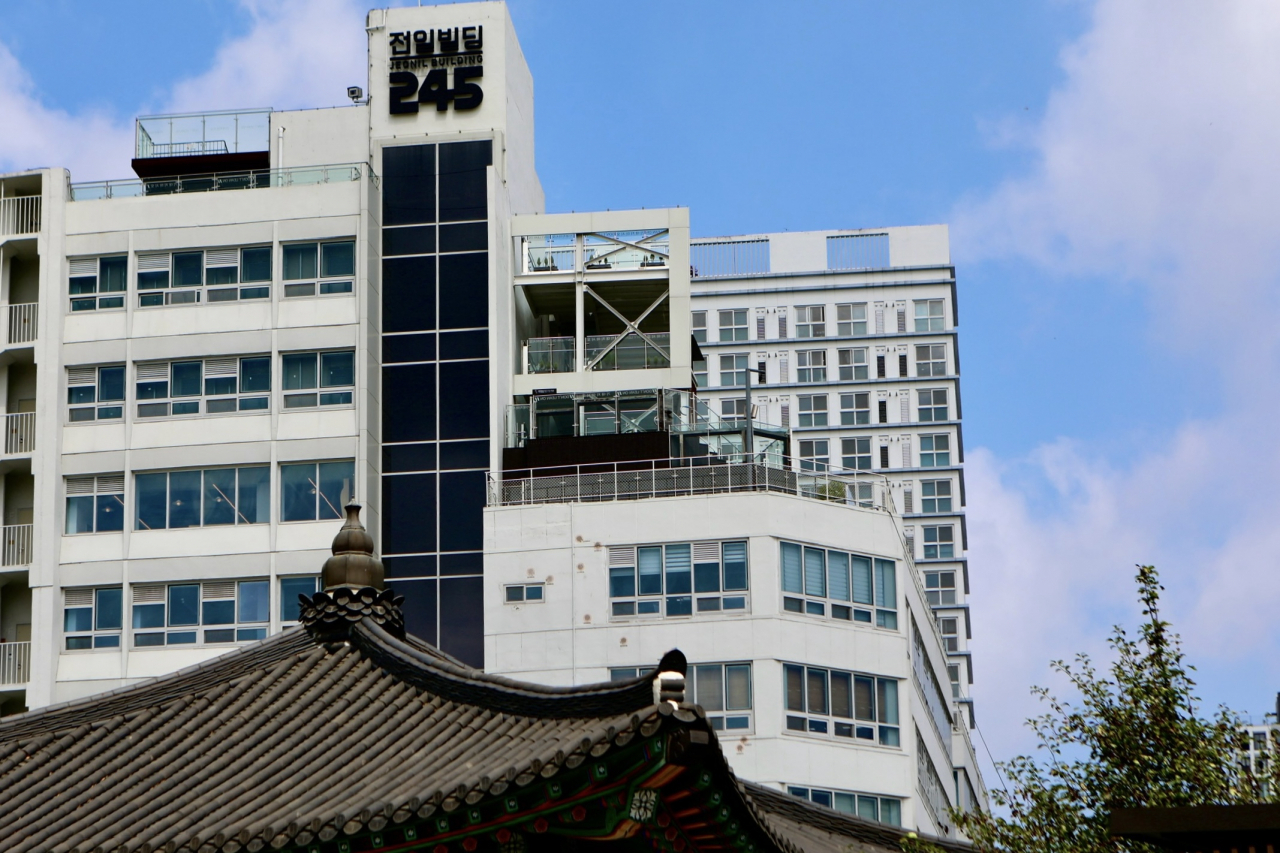 전일빌딩 총탄흔적