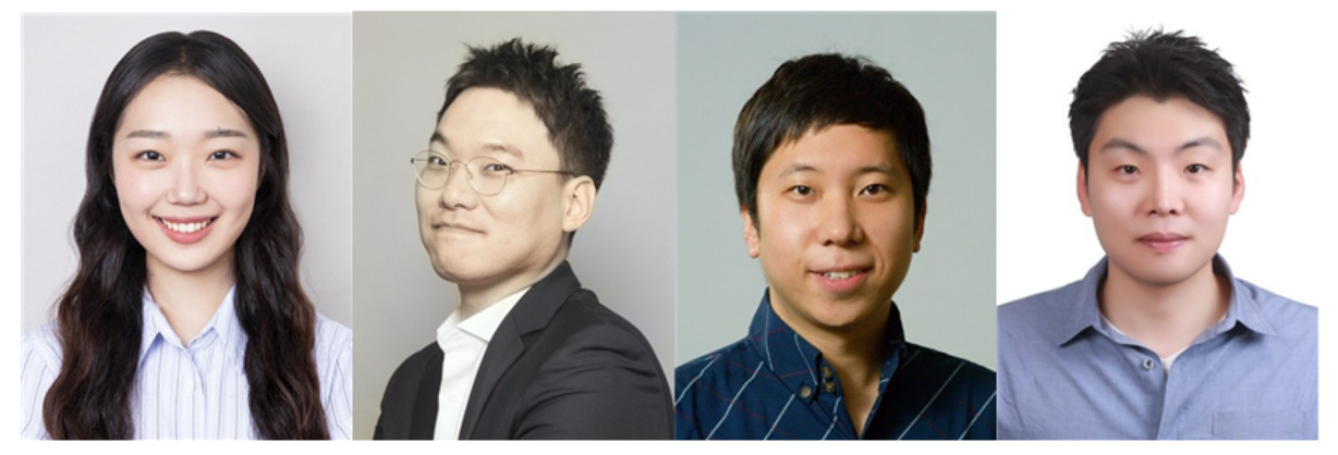 이번 연구를 수행한 공동연구진. 허희령(왼쪽부터) KAIST 박사과정, 고동연 KAIST 교수, 박찬우 한국원자력연구원 박사, 소중섭 한국화학연구원 박사.[KAIST 제공]