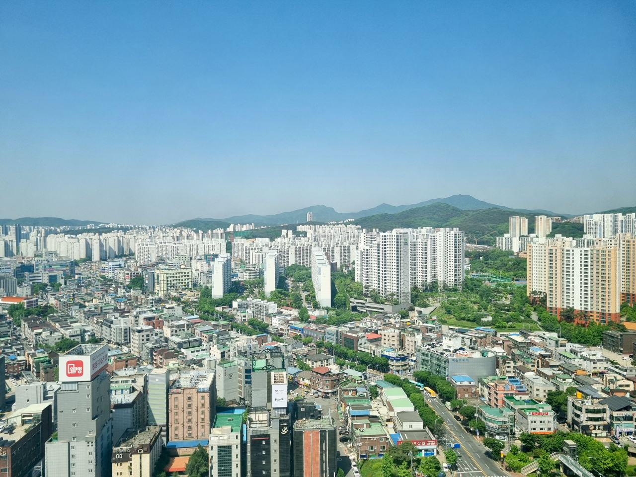 수지구 전경.