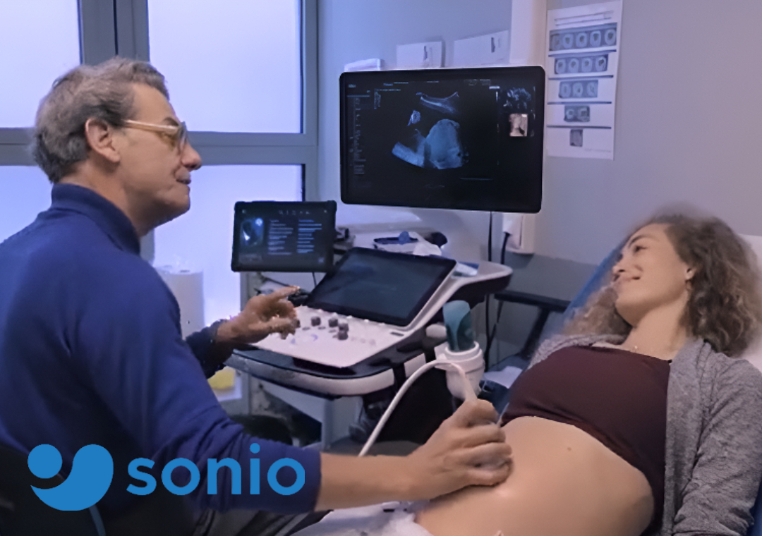 프랑스 인공지능(AI) 스타트업 ‘소니오(Sonio)’의 초음파 영상 진단 솔루션 이미지 [소니오 유튜브, 삼성메디슨 제공]