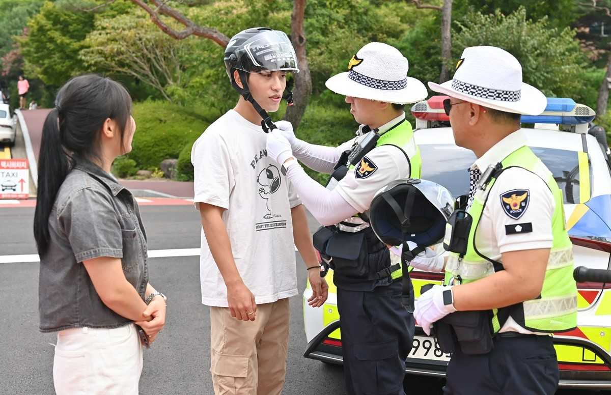 호남대, 광산경찰서와 ‘전동킥보드 안전 운행 캠페인’