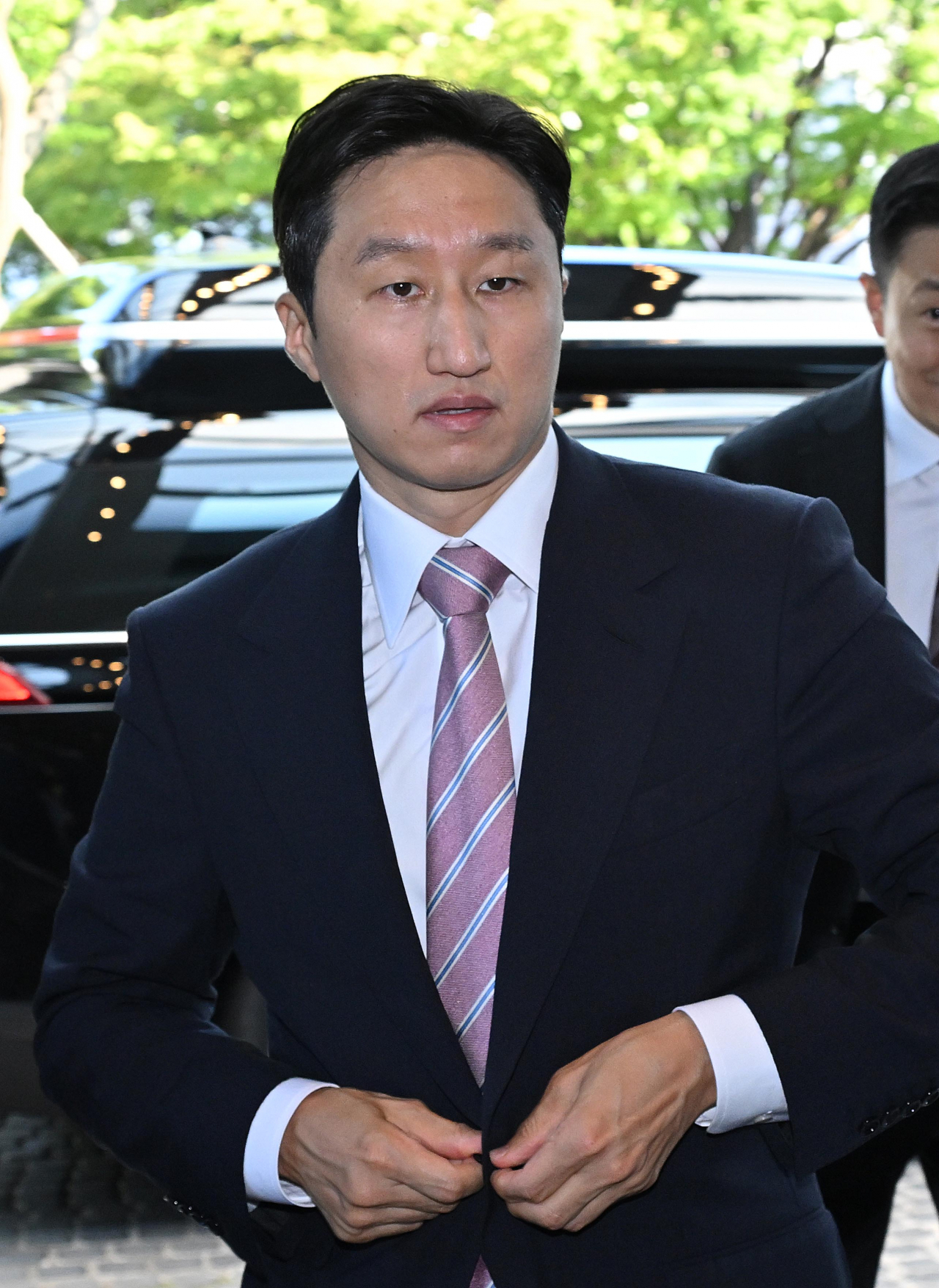정기선 HD현대 부회장이 4일 오전 서울 용산구 그랜드 하얏트 호텔에서 열린 ‘제2회 한미일 경제대화’에 참석하고 있다. 사진=임세준 기자