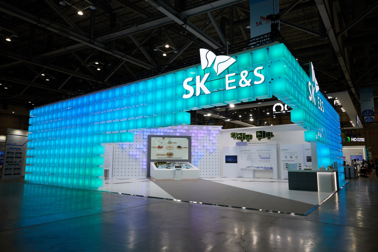 2024 기후산업국제박람회에 참가하는 SK E&S 부스 전경. [SK E&S 제공]