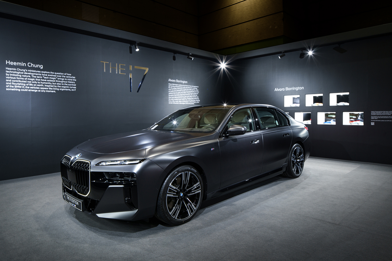 BMW i7 xDrive60 2024 프리즈 서울 에디션 외관. [BMW 코리아 제공]