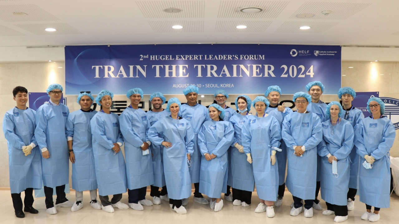휴젤 학술 심포지엄 ‘H.E.L.F Train-The-Trainer 2024’ 모습. 휴젤 제공