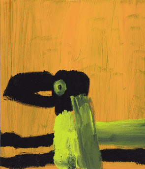 조민균, Yellow bird, 캔버스에 혼합매체, 53&times;45.5cm, 2024