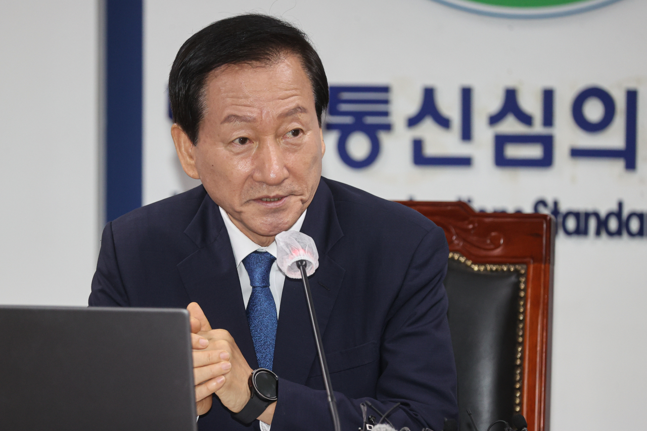 류희림 방송통신심의위원장[연합]