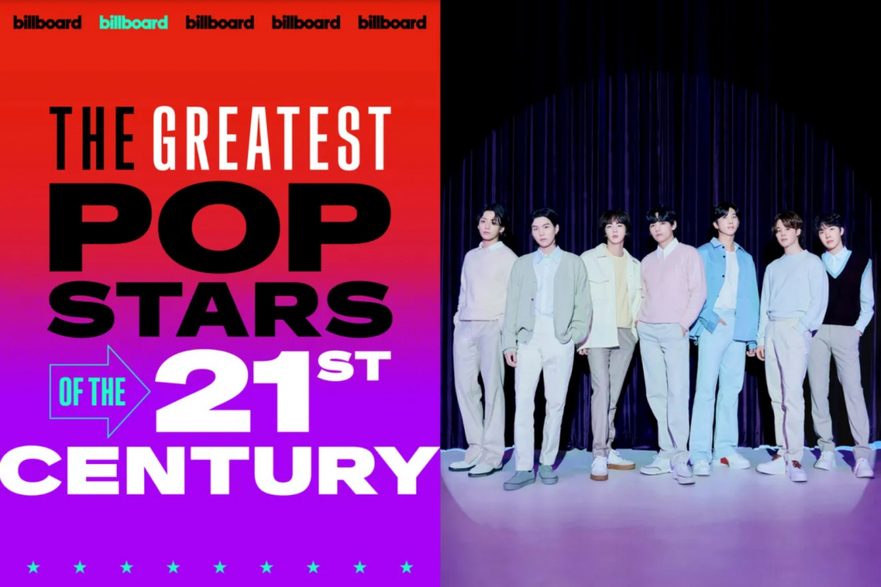 BTS one of 'greatest pop stars in 21st century': Billboard - The Korea  Herald