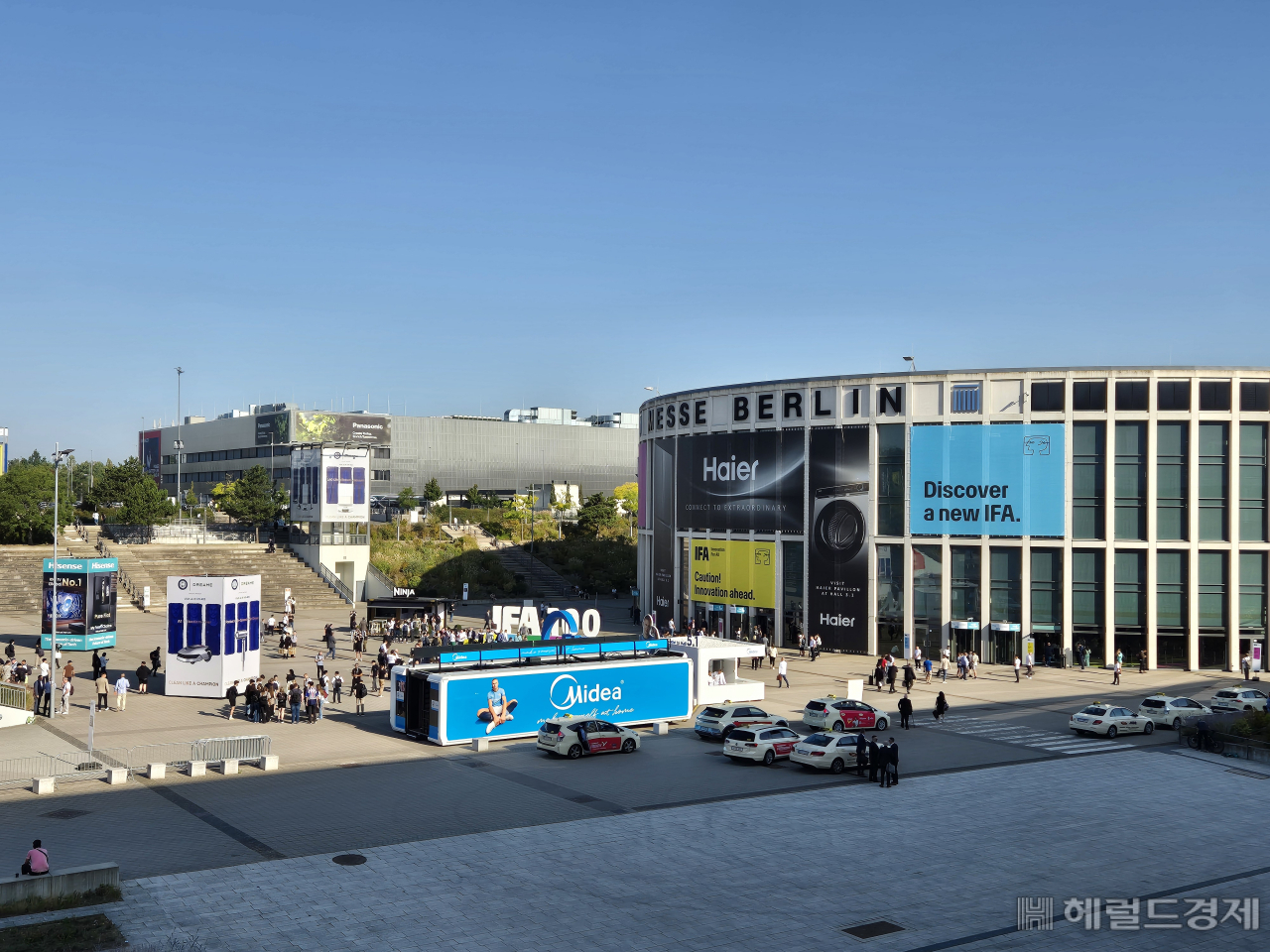 올해로 100주년을 맞은 유럽 최대 가전 전시회 IFA 2024가 열린 독일 베를린 메세 베를린 전경. 베를린=김현일 기자