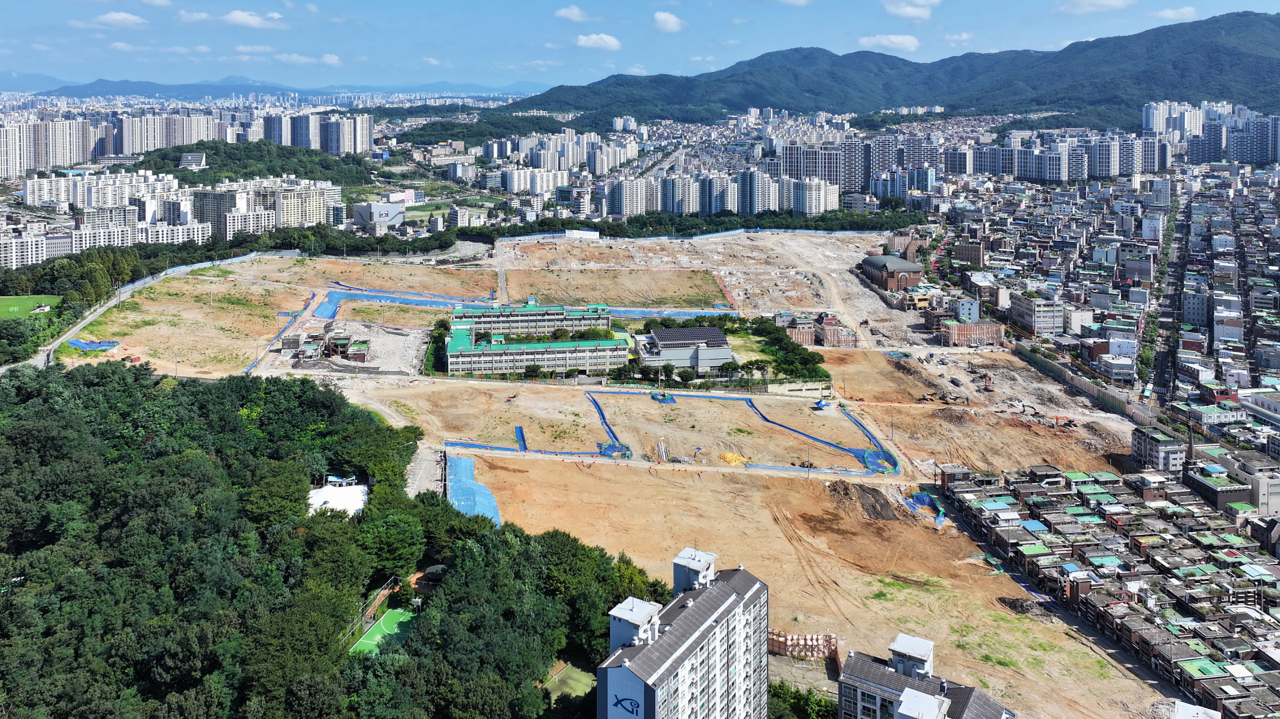 상대원2구역 재개발사업부지.