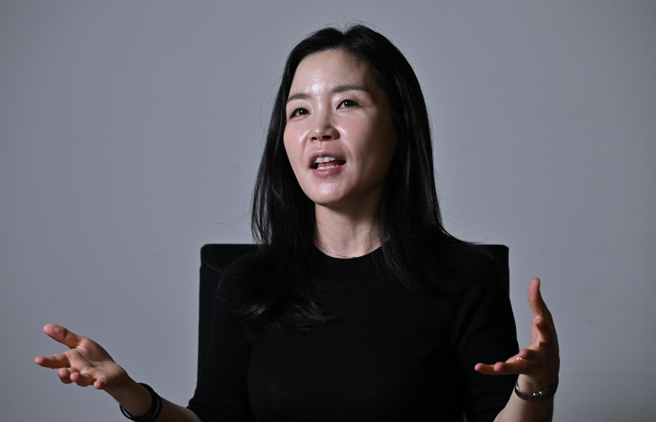‘슈퍼개미’ 김운아 씨가 최근 서울 용산 헤럴드스퀘어에서 헤럴드경제와 인터뷰를 하고 있다. 임세준 기자