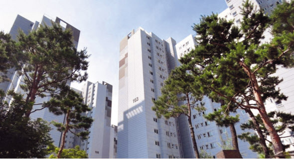 래미안파크스위트 전경 [네이버 거리뷰]