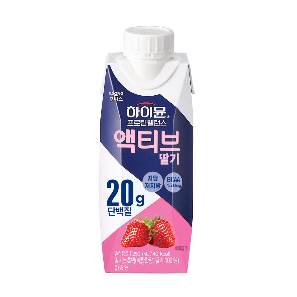 일동후디스, 딸기우유 맛 ‘하이뮨 액티브 딸기’ [일동후디스]