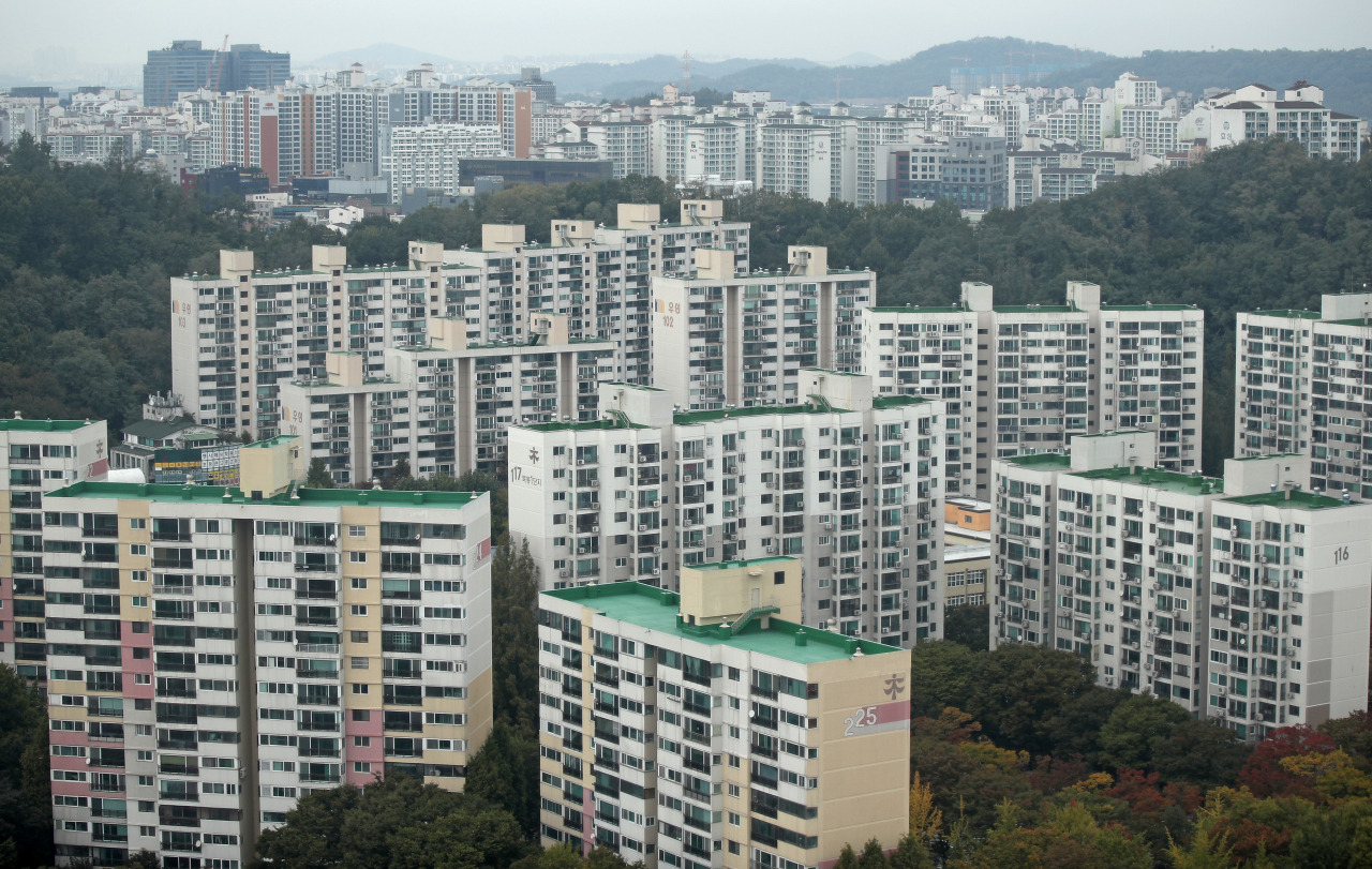 서울 목동 일대 아파트 단지 모습. 사진은 기사와 직접적 관련 없음. [연합]