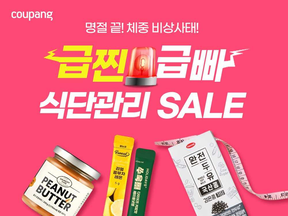 쿠팡이 오는 30일까지 식단 관리 상품을 할인하는 ‘식단 관리 기획전’을 연다. [쿠팡 제공]