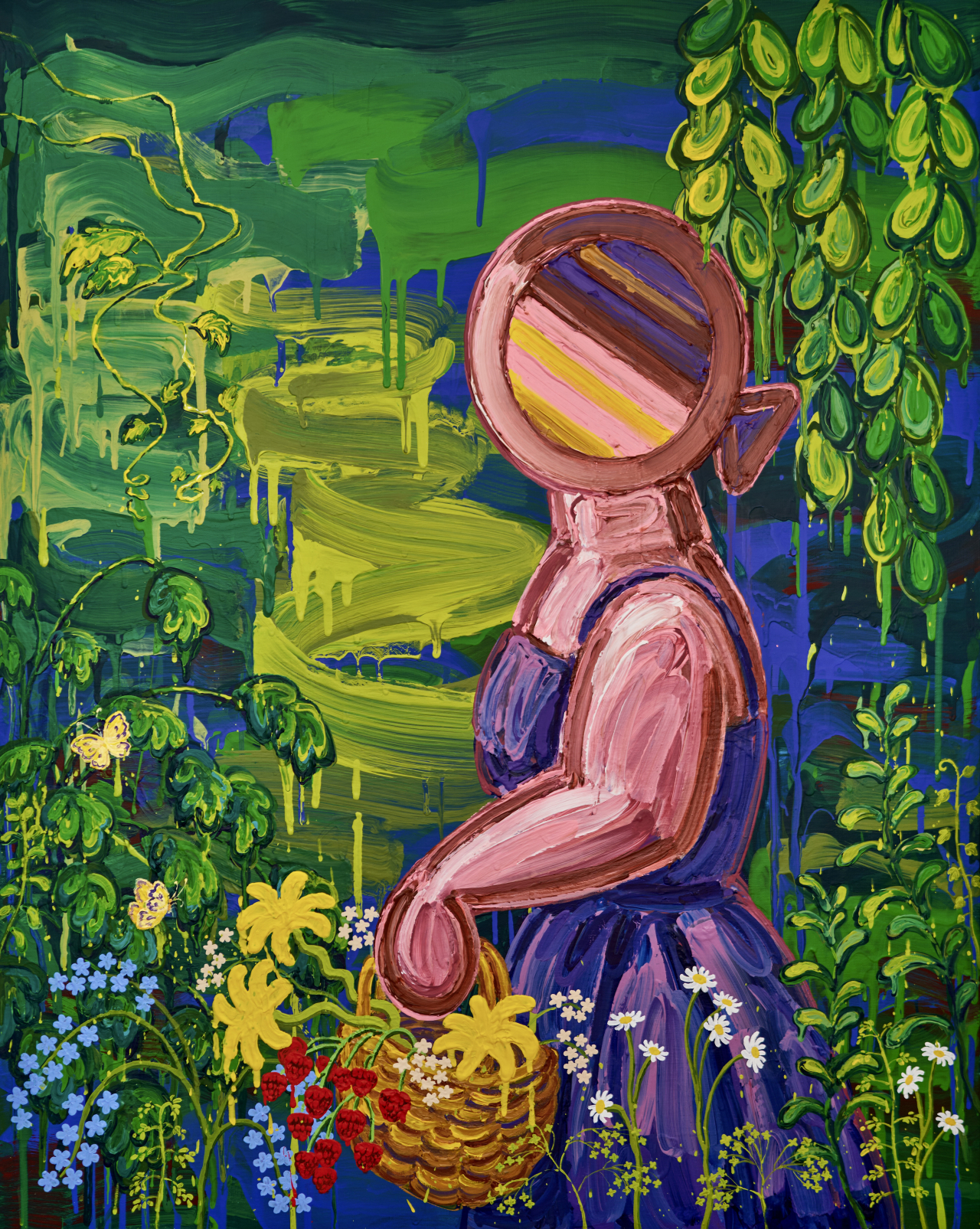 정새롬, In the wood, 캔버스에 아크릴, 90.9&times;72.7cm, 2024