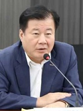 강석진 중진공 이사장이 20일 열린 제2차 혁신성장위원회에서 발언하고 있다. [중진공 제공]