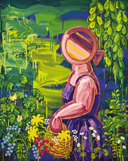 정새롬, In the wood, 캔버스에 아크릴, 90.9&times;72.7cm, 2024