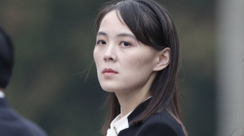 김정은 북한 국무위원장 동생 김여정 노동당 부부장. [연합]
