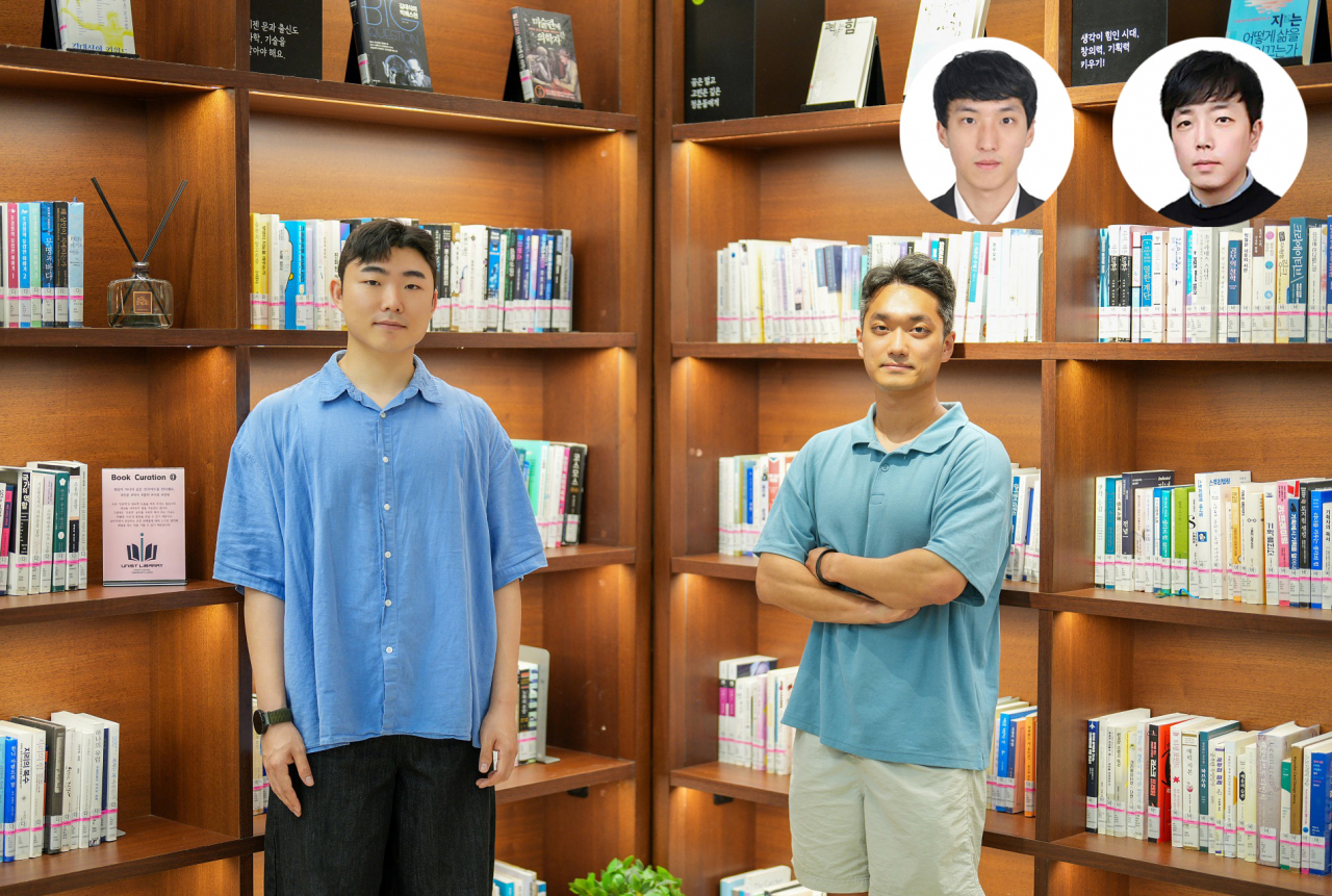 정훈의(오른쪽부터) 정훈의 교수, 이동혁 연구원, 박성진 연구원, 강동관 연구원.[UNIST 제공]