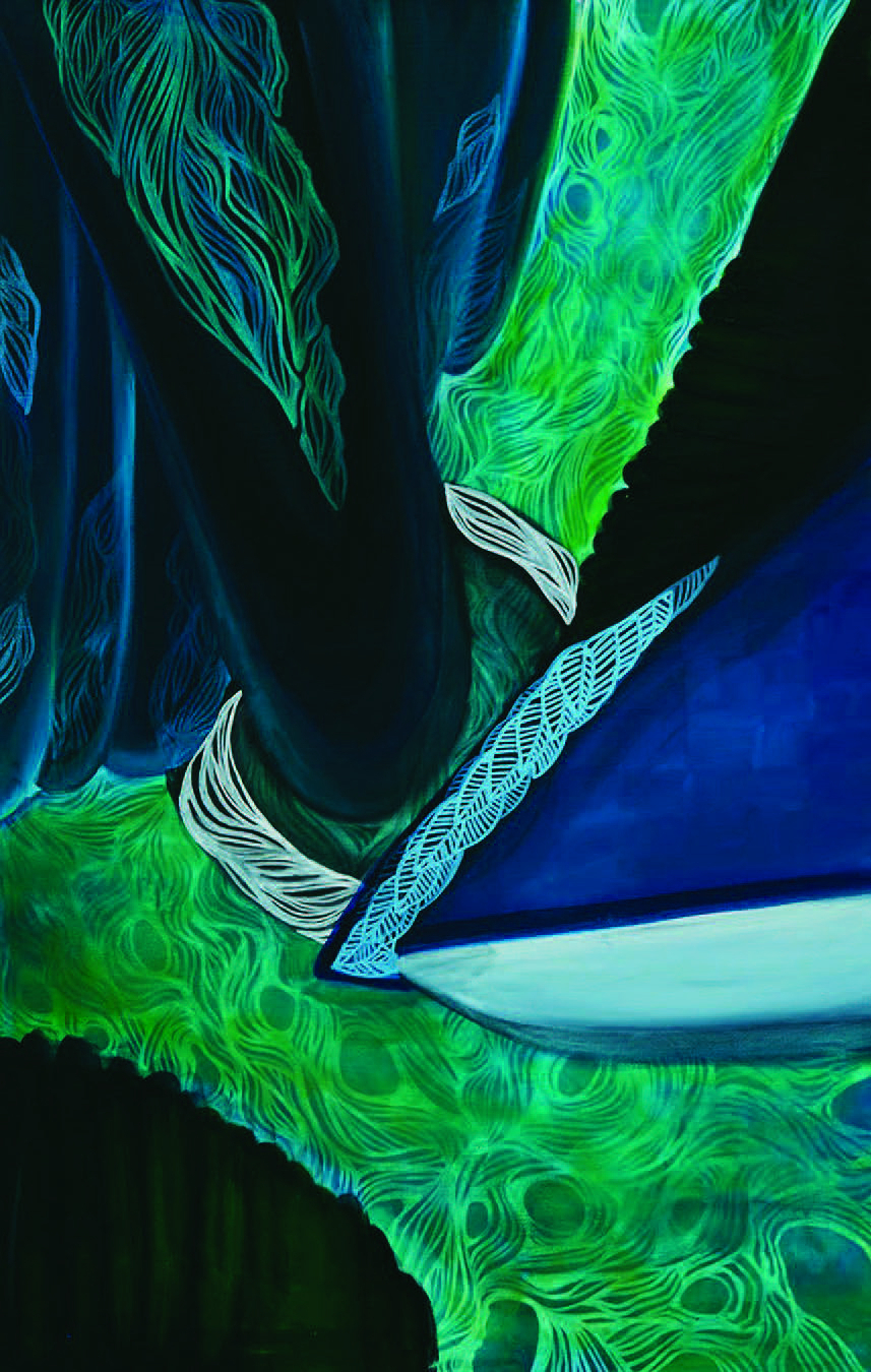 COMPOSITION II : BLUE AND GREEN I 조화 II2023, Natural Pigment and Arcylic on Canvas, 80.0 &times; 60.0cm(each) [사진=해성아트베이]