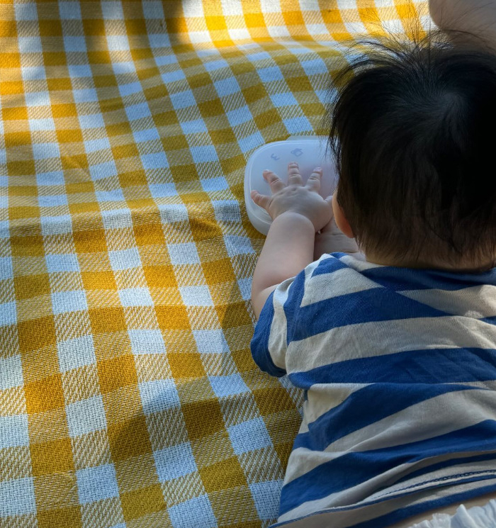 손연재, 7개월 아들과 행복한 일상… '앙증맞은 손' 공개