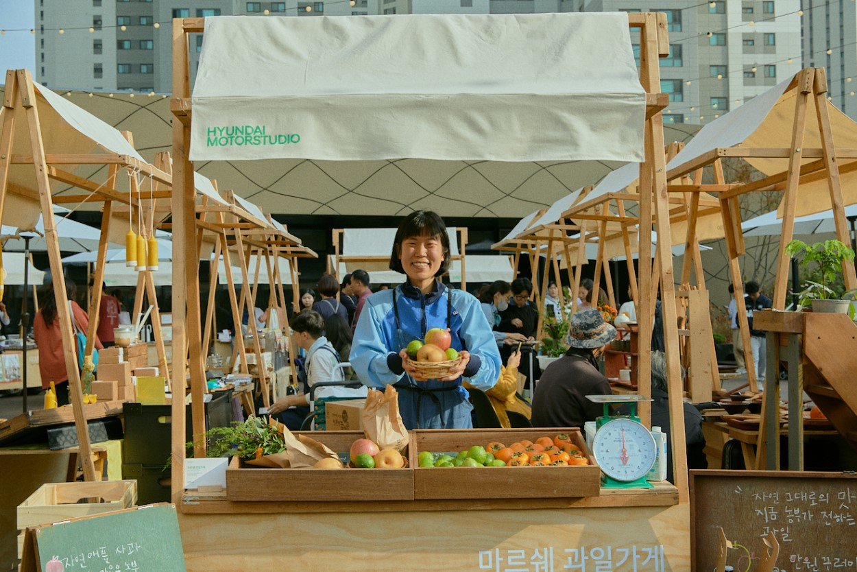 현대차 현대모터스튜디오의 고객 경험 프로그램 '쉐어마켓' 현장. [현대차 제공]