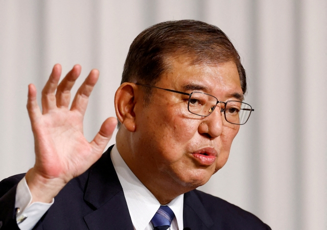 이시바 시게루 일본 신임 총리 [로이터]