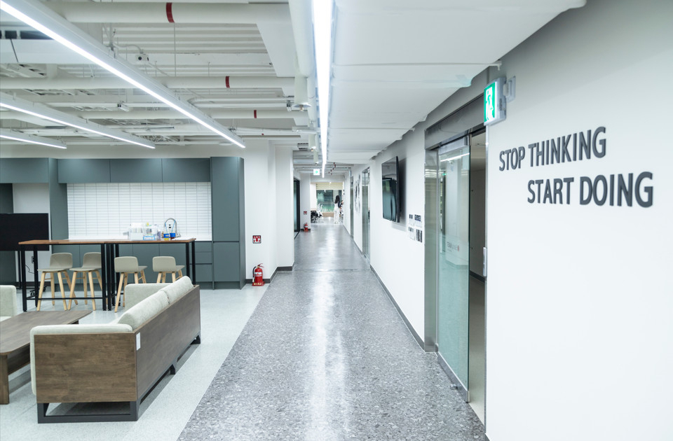스타트업 KAIST 글로벌 스튜디오 내부.[KAIST 제공]