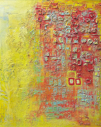 켈리 킴, Resistance 2, 캔버스에 아크릴, 73&times;61cm, 2024