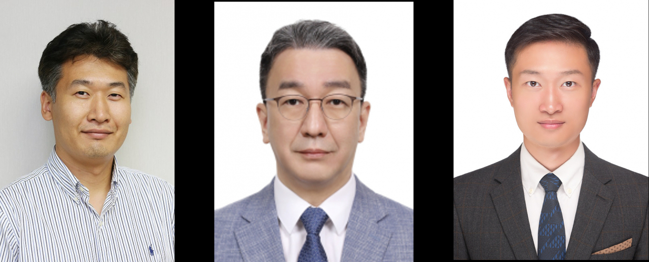 전석우(왼쪽부터), 홍정욱 교수, 하오민 첸 박사.[고려대학교 제공]