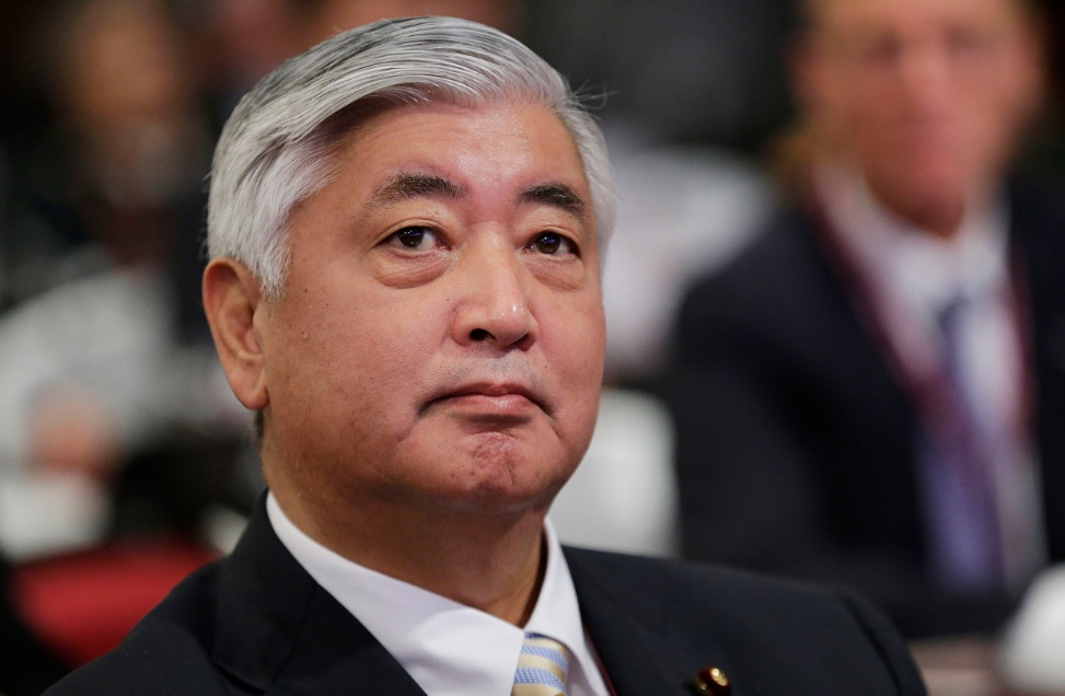 나카타니 겐 일본 방위상. [AP]