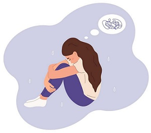 우울증 형상화 이미지. [출처 셔터스톡]