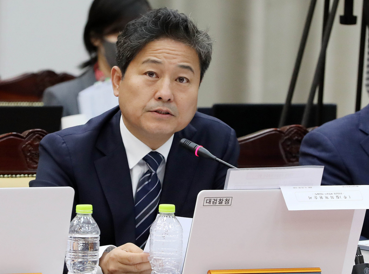 김영배 더불어민주당 의원. 국회사진기자단