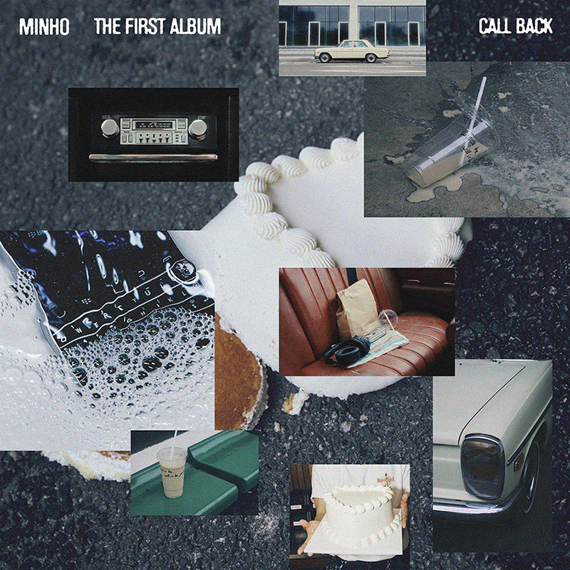 Album cover of Minho's upcoming LP "Call Back" (SM Entertainment)