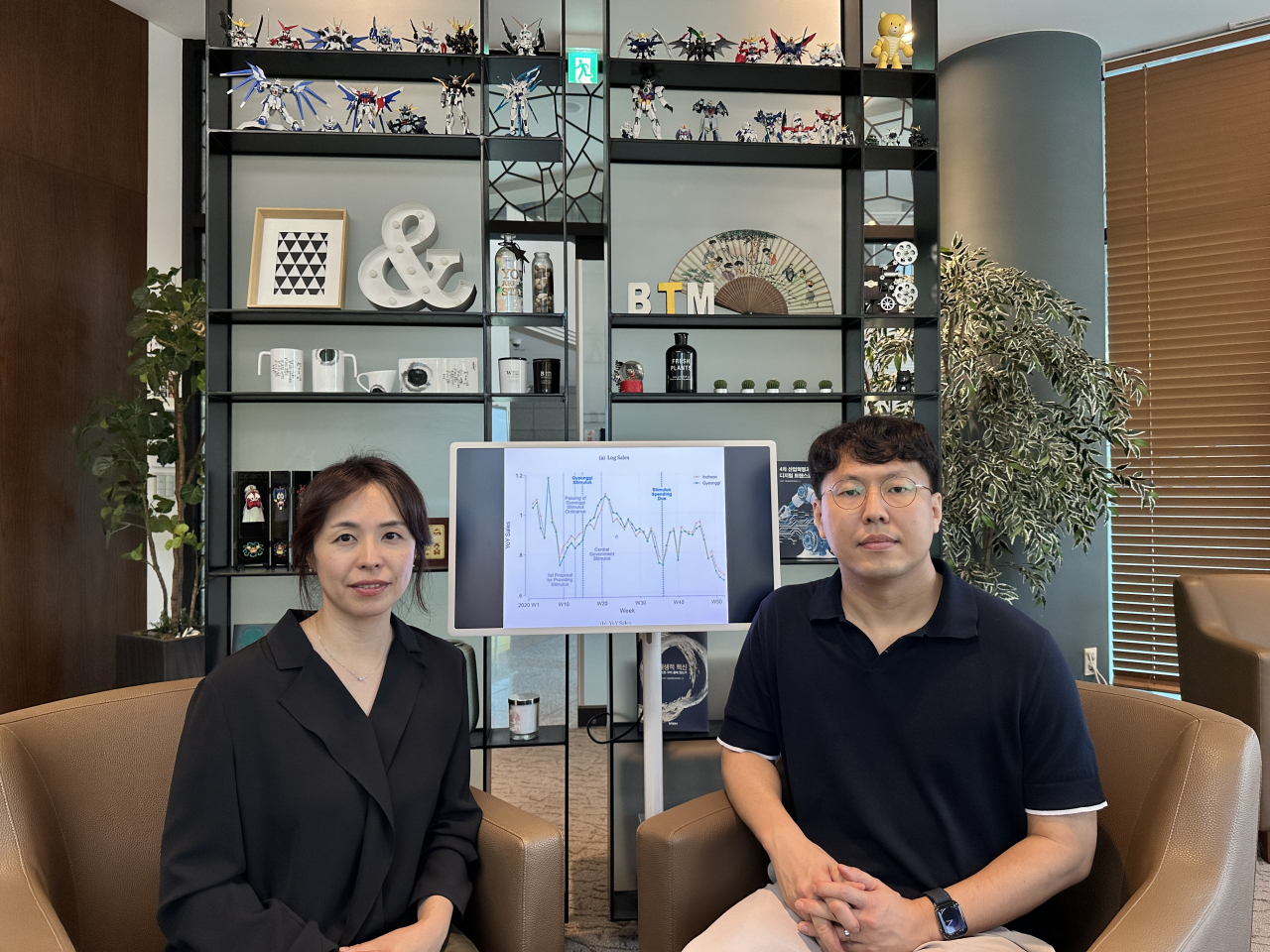 이번 연구를 수행한 김지희(왼쪽) KAIST 기술경영학부 교수와 이수상 박사.[KAIST 제공]
