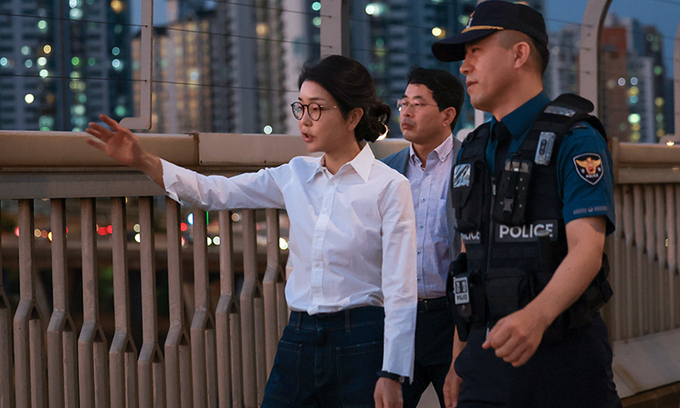 김 여사 마포대교 방문 때 “교통통제는 없었고 관리는 했다”