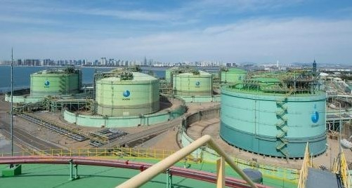한국가스공사 인천생산기지 LNG 저장탱크[한국가스공사 제공]