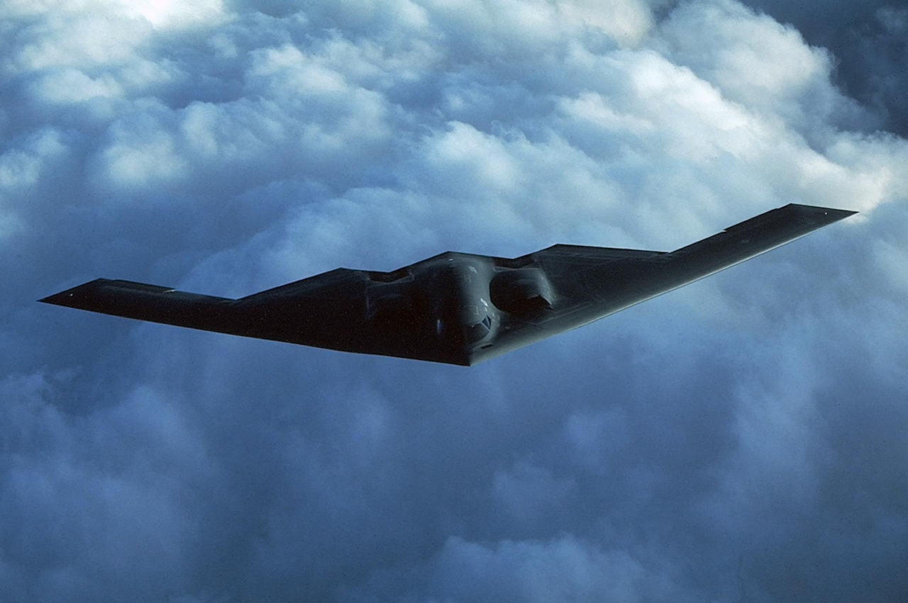 미군의 B-2 스피릿 스텔스 전략폭격기 [AFP]