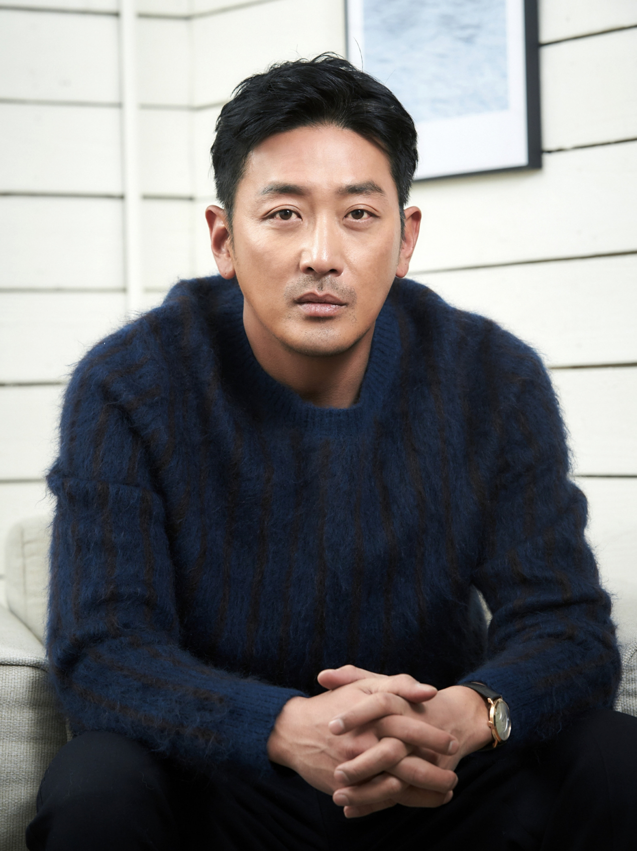 배우이자 화가 하정우. [학고재]
